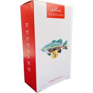 Hallmark GONE FISHING Keepsake Ornament 2022